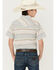 Image #4 - Cody James Boys' Faithful Striped Short Sleeve Western Shirt, Multi, hi-res