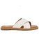 Image #2 - Yellow Box Women's Linta Crossband Slide Sandals, Silver, hi-res