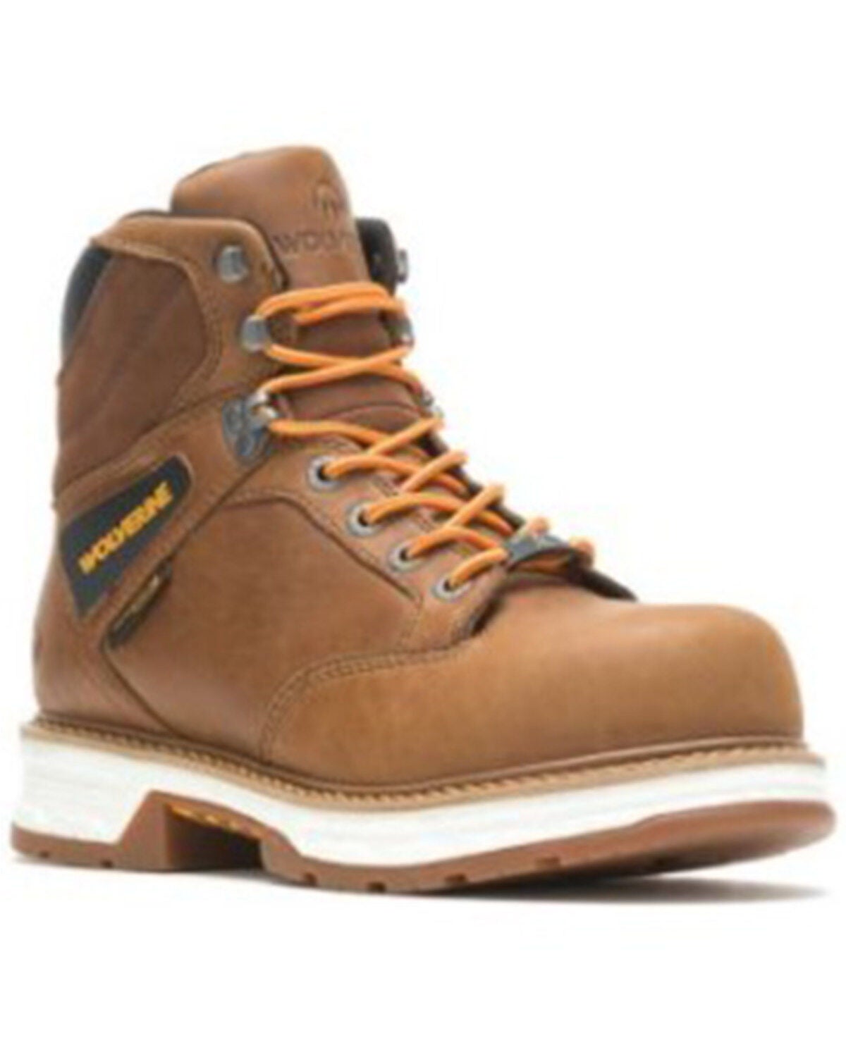 Wolverine Men's 6" Hellcat Ultraspring Beeswax Carbon Work Boot - Composite Toe, Brown, hi-res