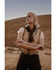 Idyllwind Women's Embroidered Floral Suede Vest, Tan, hi-res