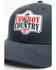 Image #2 - Cinch Kids' Cowboy & Country Ball Cap, Grey, hi-res
