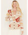 Image #1 - Pendleton Women's Multicolored Print Taos Graphic Cardigan, Cream, hi-res