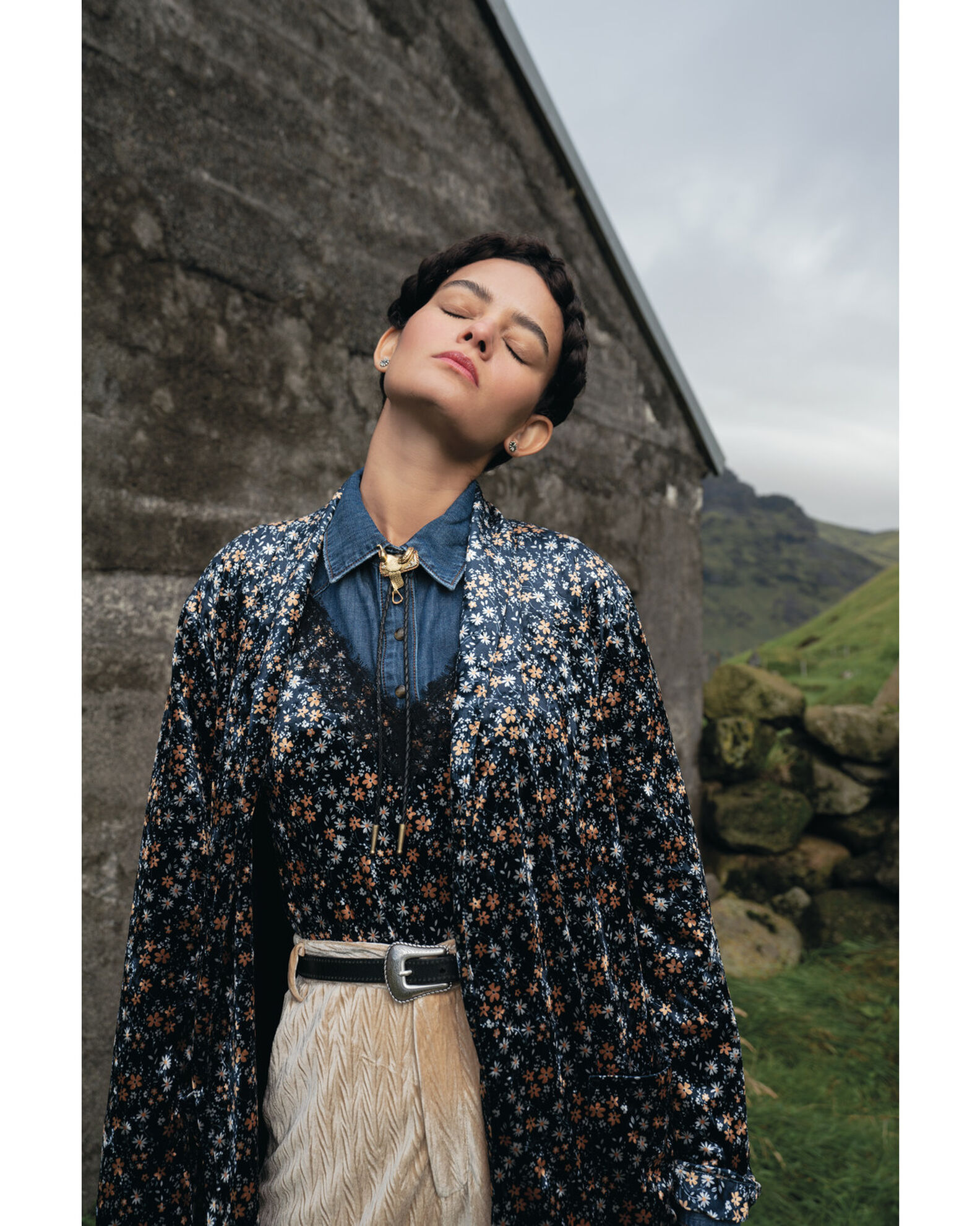 Velvet floral blazer womens outlet