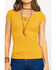 Image #4 - Shyanne Women's Lace Up Short Sleeve Tee, , hi-res