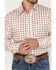 Image #3 - Panhandle Select Men's Southwestern Print Long Sleeve Shirt, Maroon, hi-res