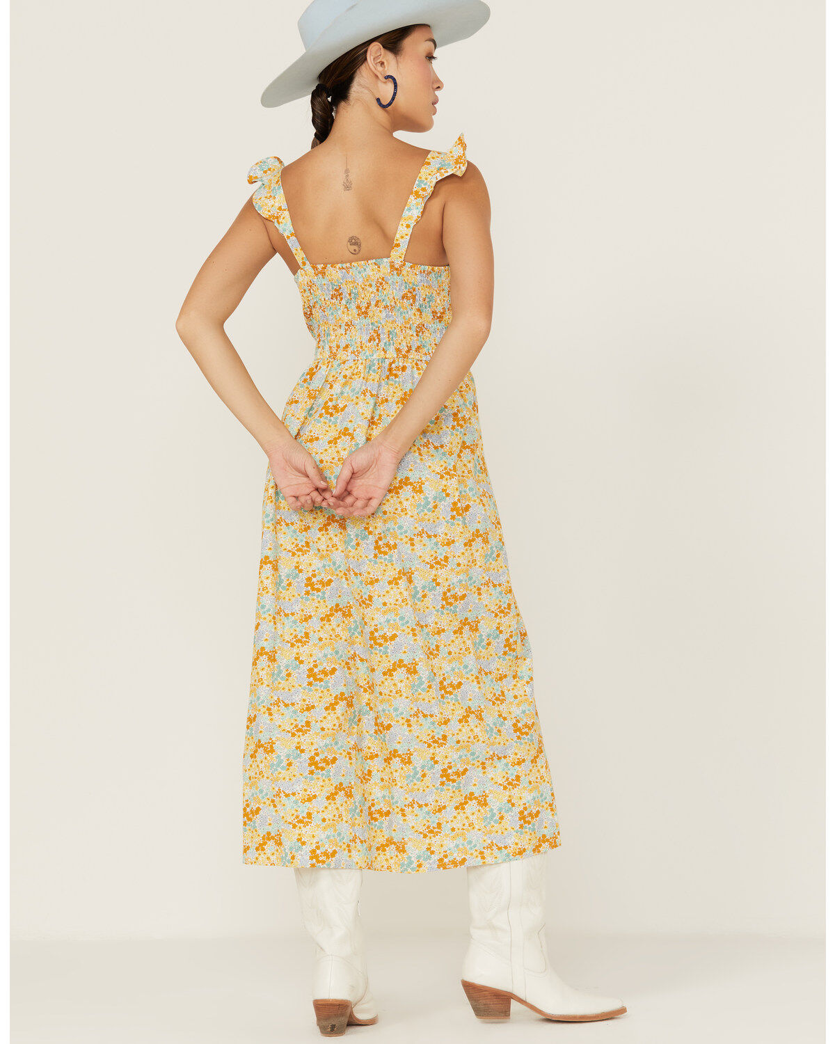 Image #3 - Molly Bracken Women's Sweetheart Midi Dress, , hi-res