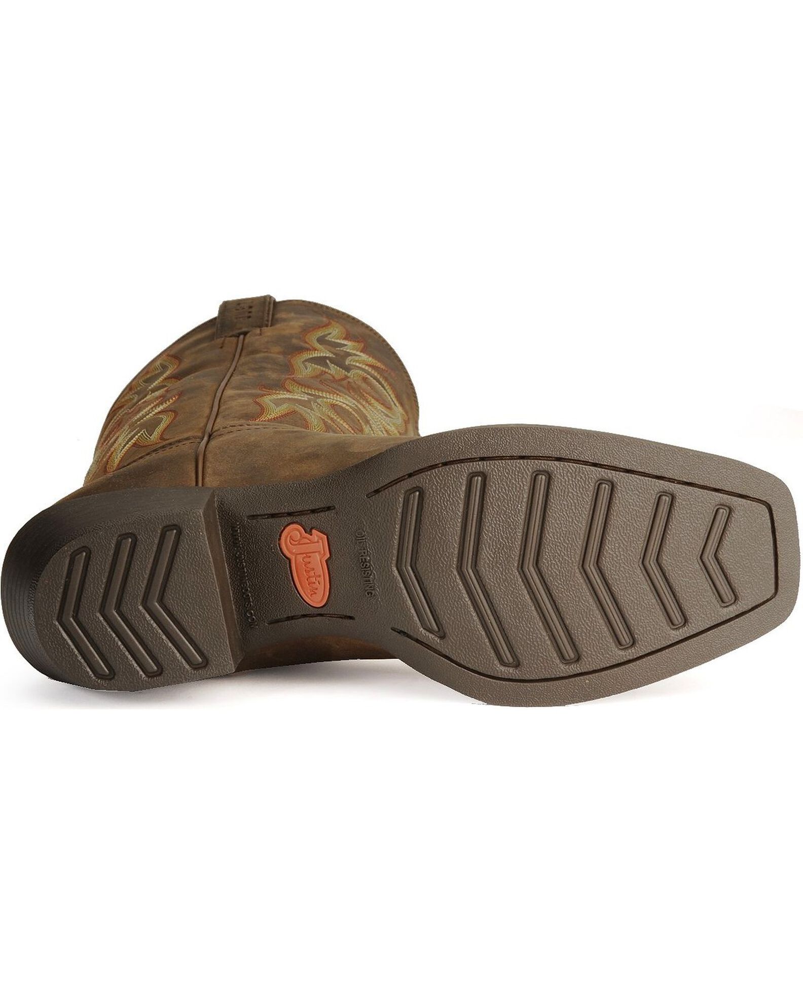 Justin stampede western apache cowboy boot shop