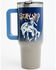 Image #1 - Boot Barn 40oz Take Stay Wild With Handle, Navy, hi-res
