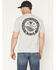 Image #1 - Troll Co Men's Haggler Short Sleeve Graphic T-Shirt, Heather Grey, hi-res
