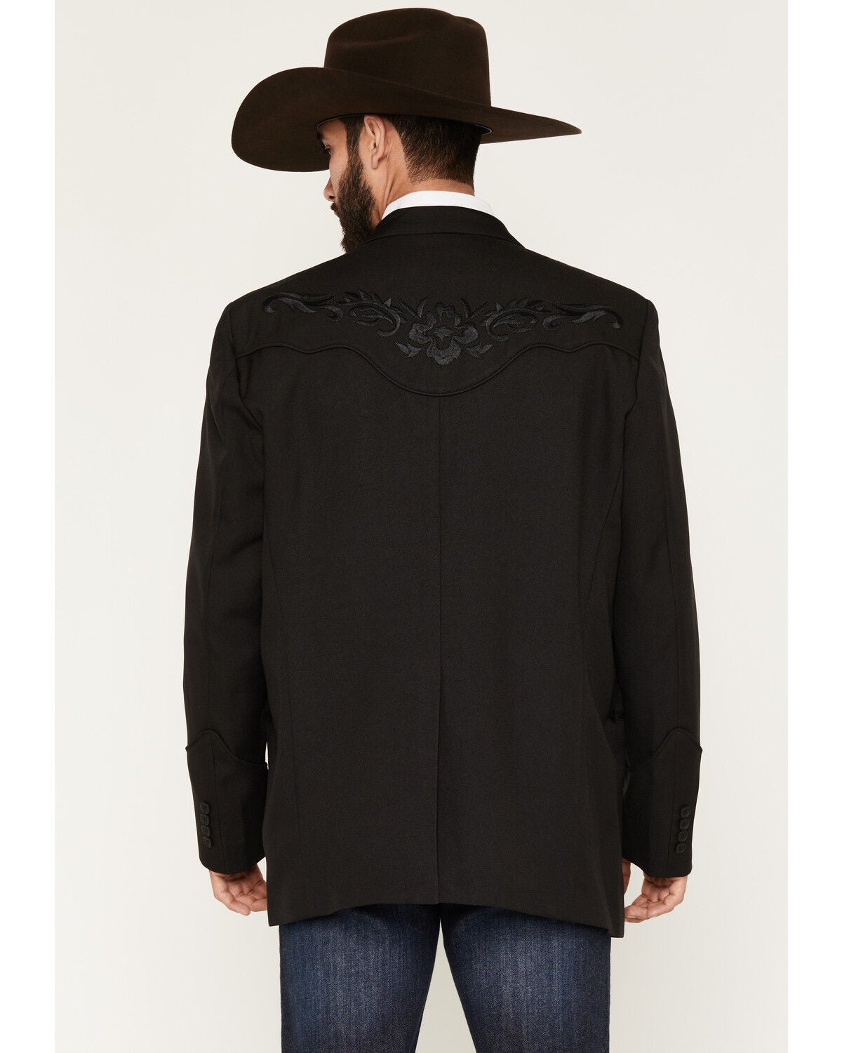 Scully Black Floral Embroidered Western Jacket | Boot Barn