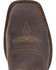 Image #7 - Rebel by Durango Men's Waterproof Steel Toe Western Work Boots, Brown, hi-res