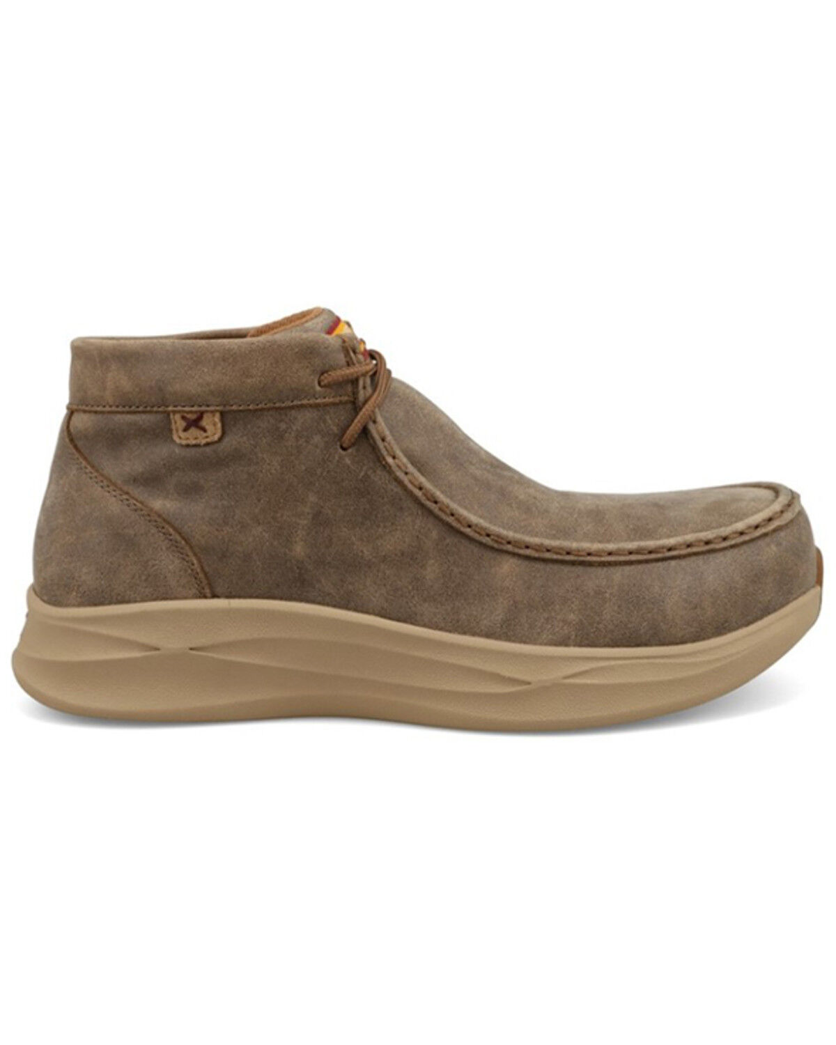 Image #2 - Twisted X Men's Feather X™ Moc Work Shoes - Nano Composite Toe, Brown, hi-res