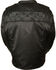 Milwaukee Leather Men's Reflective Skulls Textile Jacket - Big - 5X, Black, hi-res