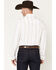 Image #4 - Ferrell Men's Tristan Tek Striped Long Sleeve Pearl Snap Stretch Western Shirt, Cream, hi-res