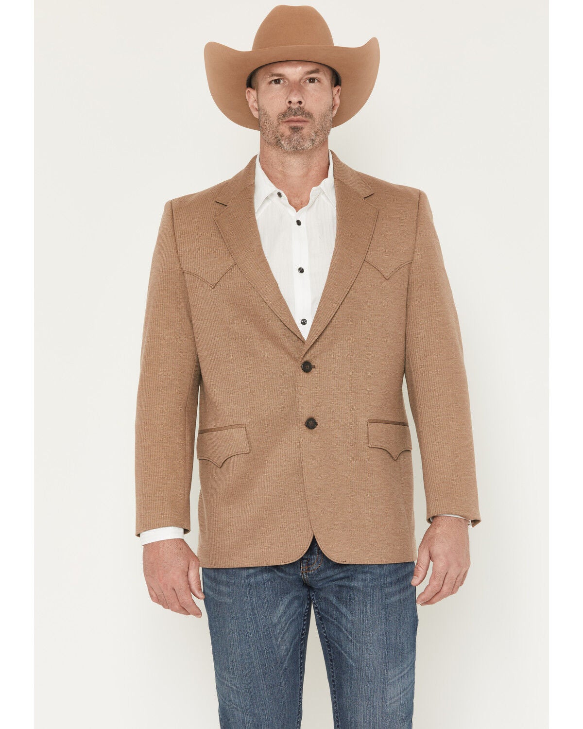 Circle S Men's Plano Sportcoat, Camel, hi-res