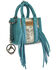 Image #3 - Wrangler Cowhide Mini Handbag Charm, Turquoise, hi-res