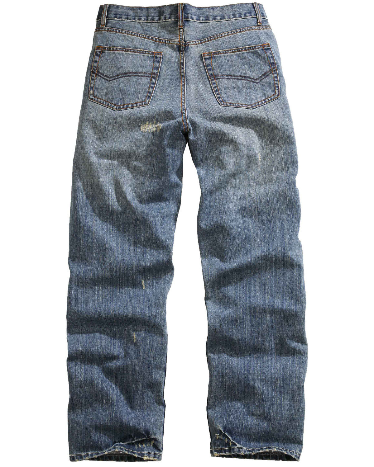 Image #2 - Tin Haul Men's Hoss Heavy Destruction Loose Fit Straight Leg Jeans, , hi-res