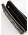 Shyanne Women's Velvet Embroidered Wallet, Black, hi-res