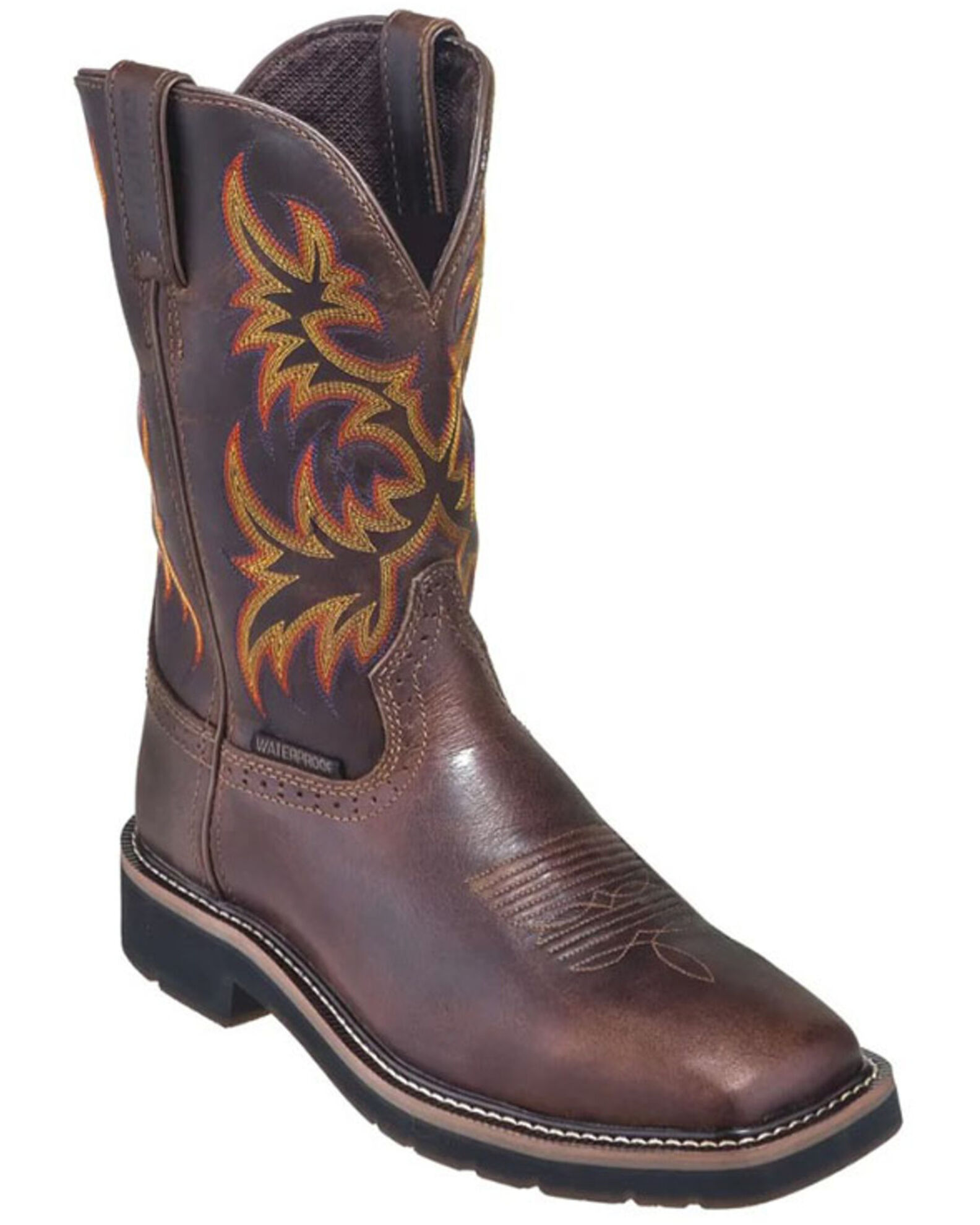 Justin Men s Driller Western Work Boots Soft Toe Boot Barn