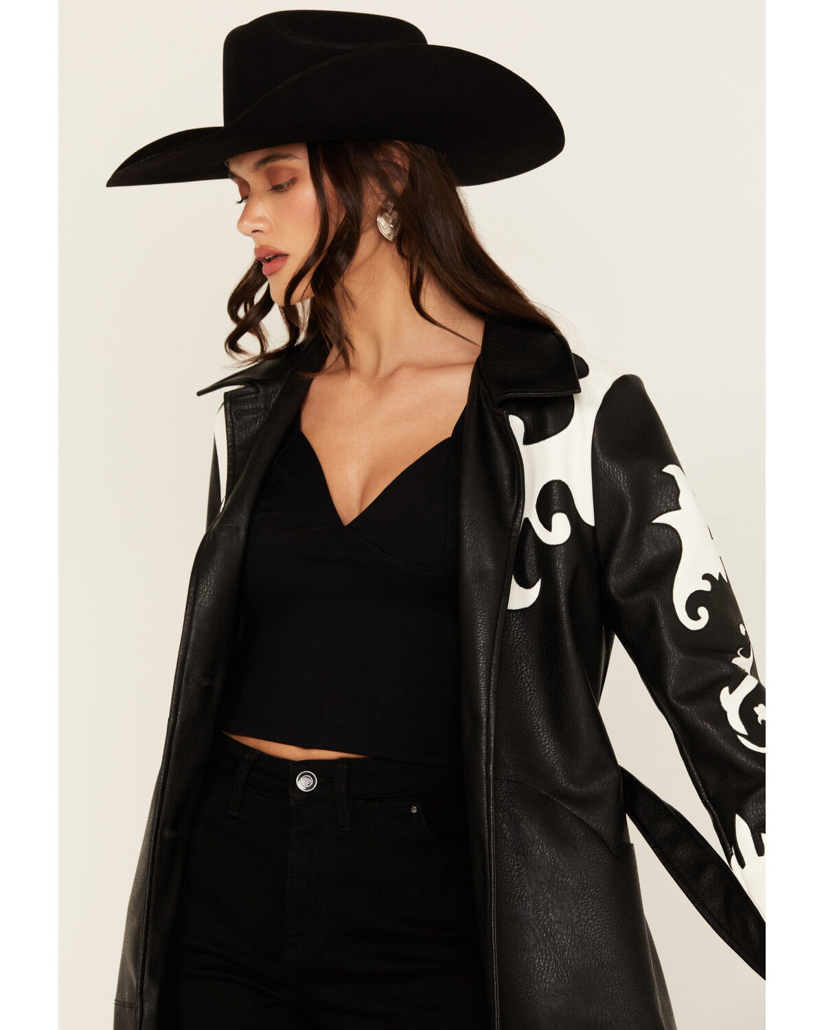 Image #4 - Azalea Wang Women's Robot Cowgirl Button-Down Trench Coat, , hi-res