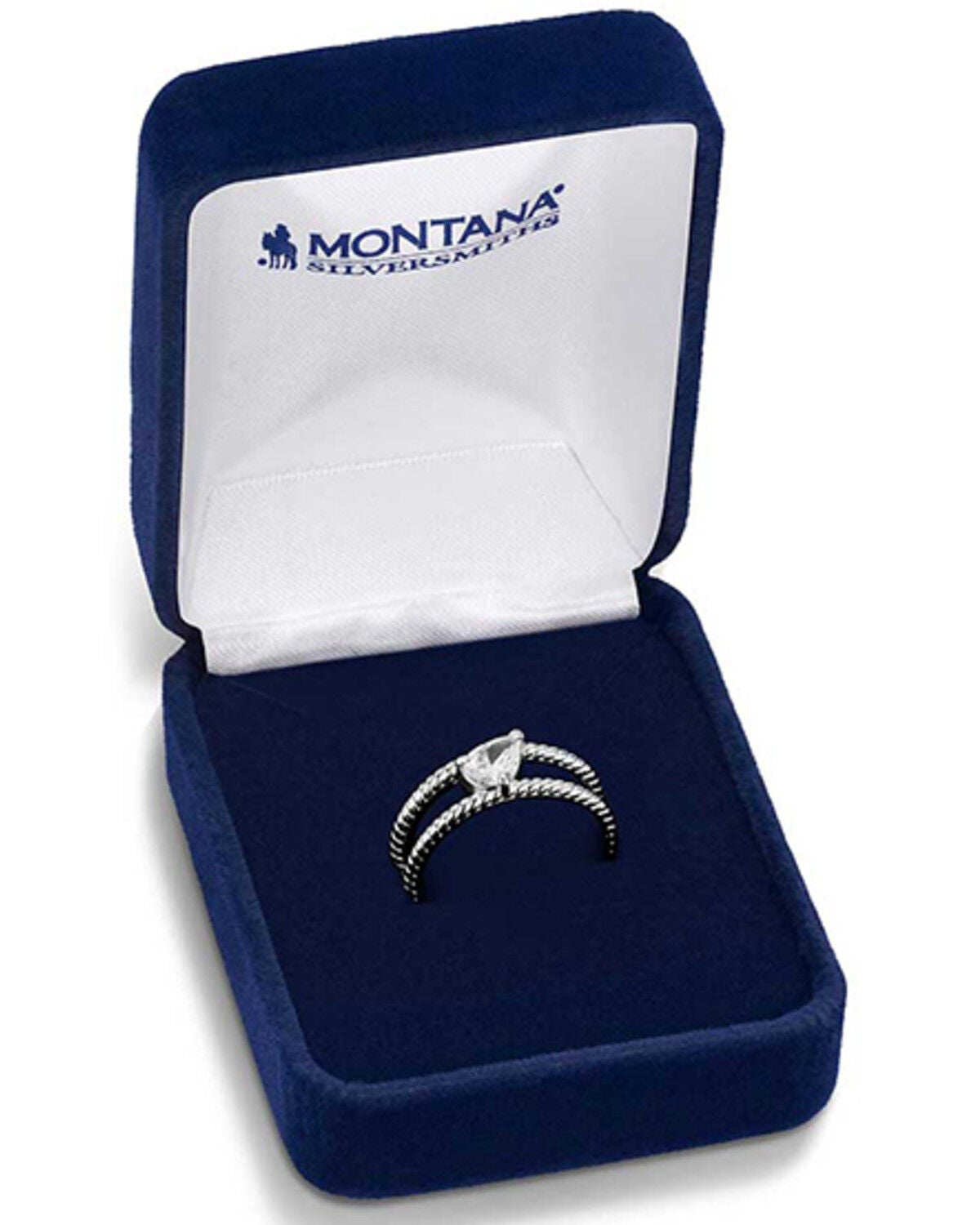 Image #3 - Montana Silversmiths Women's Wandering Trail Ring, Silver, hi-res