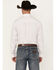 Image #4 - Wrangler Men's Bucking Cancer Geo Print Long Sleeve Button-Down Western Shirt, White, hi-res