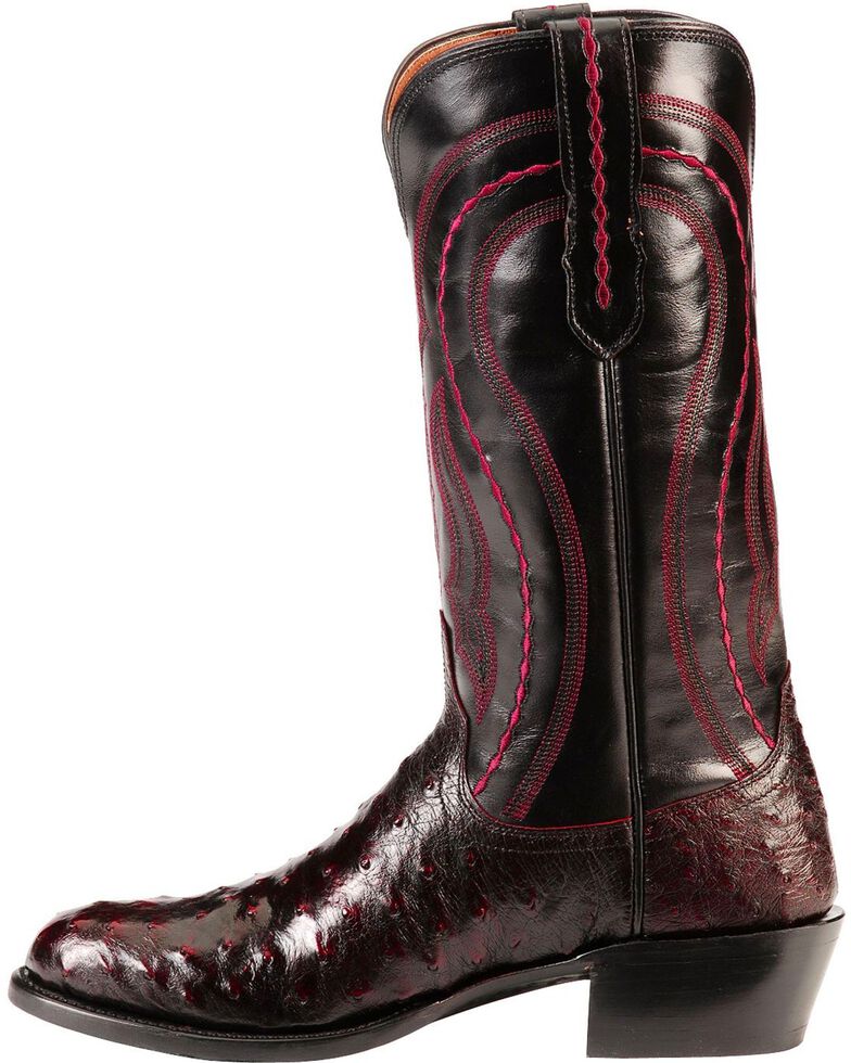 Lucchese Men's Montana Full Quill Ostrich Western Boots | Boot Barn