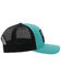 Hooey Men's Liberty Roper Mesh Back Trucker Cap, Turquoise, hi-res