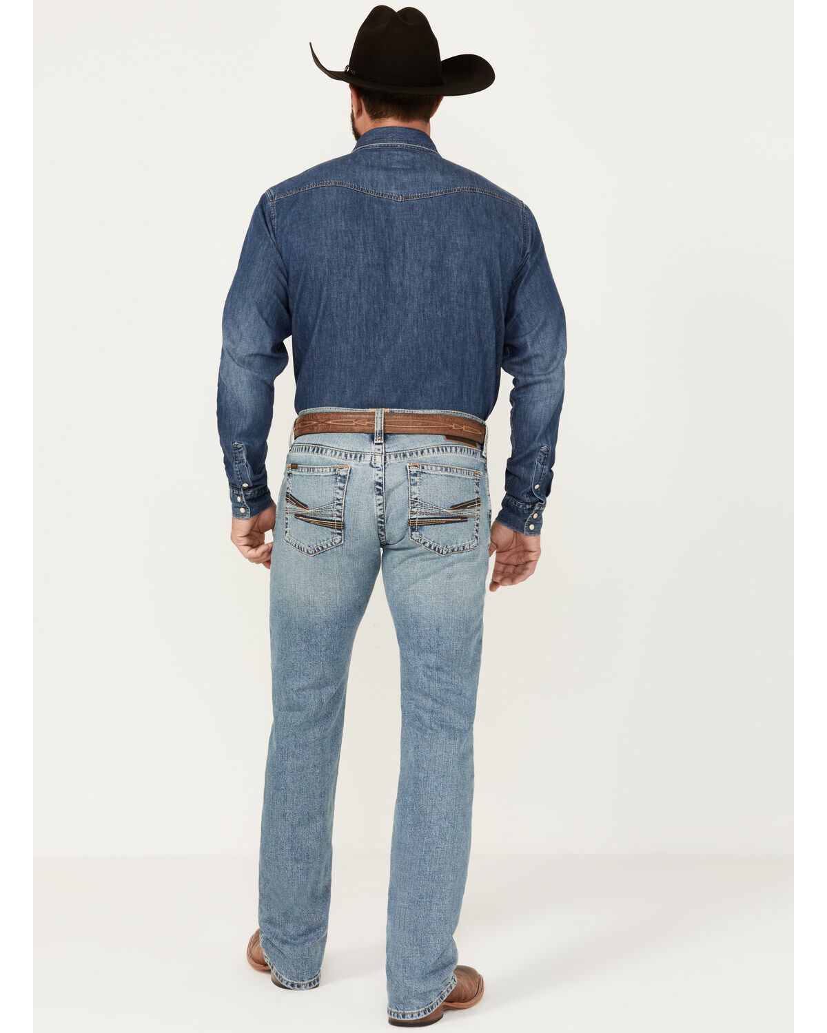 Product Name:  Ariat Men's M7 Medium Wash Slim Stretch Kodi Straight Stretch Denim Jeans