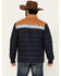 Image #4 - Hooey Men's Colorblock Packable Puffer Jacket, Navy, hi-res