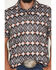 Image #3 - Rock & Roll Denim Men's Southwestern Print Short Sleeve Button-Down Stretch Polo Shirt, Black, hi-res