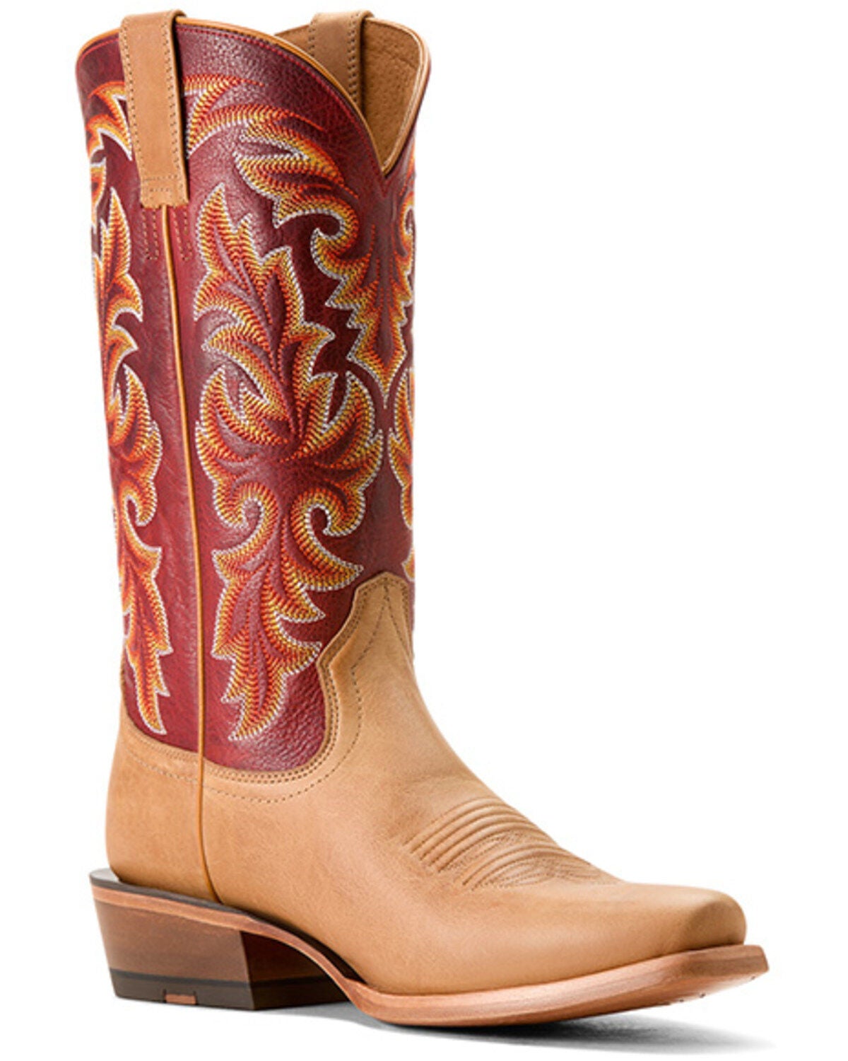 Ariat Men's Futurity Champ Western Boots - Square Toe, Beige, hi-res