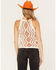 Image #4 - Very J Women's Southwestern Print Sweater Knit Tank Top, Rust Copper, hi-res