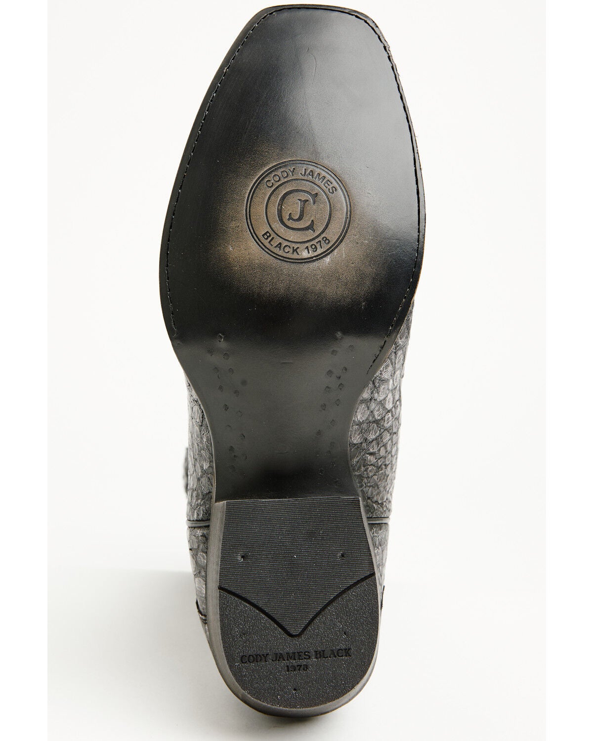 Image #7 - Cody James Black 1978&reg; Men's The Porter Exotic Caiman Belly Western Boots - Square Toe, Black, hi-res