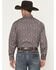 Image #4 - Stetson Men's Medallion Print Long Sleeve Snap Western Shirt, Wine, hi-res