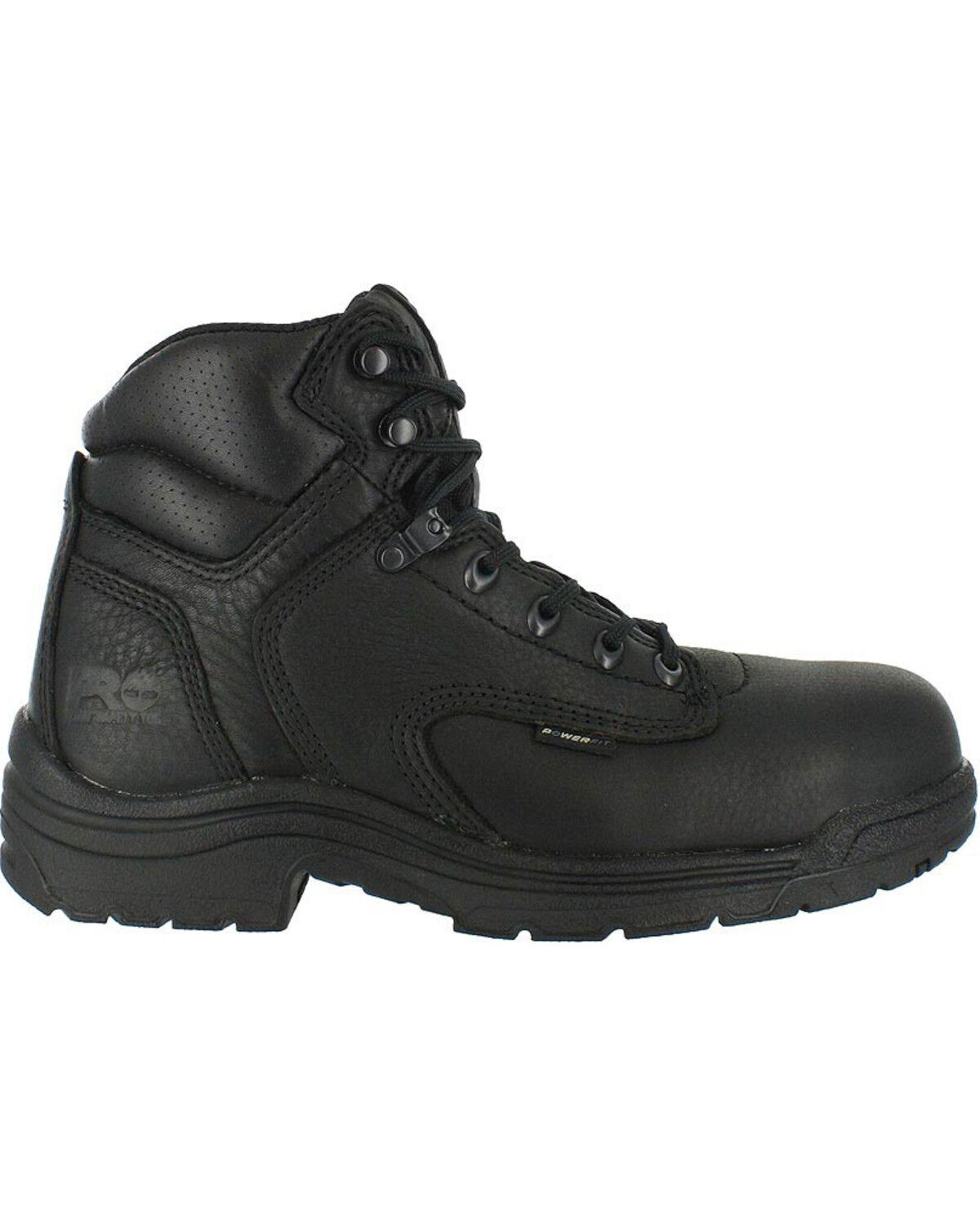 Image #6 - Timberland PRO Men's Titan 6" Work Boots - Alloy Toe, Black, hi-res