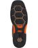 Image #3 - Ariat Men's Overdrive® 8" Wide Square Toe H20 CT Work Boots, Chestnut, hi-res