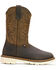 Image #2 - Thorogood Men's 11" USA Wellington Work Boots - Soft Toe, Brown, hi-res