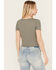 Image #4 - Moa Moa Women's Ribbed Corset Style Short Sleeve Top, Sage, hi-res
