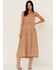 Image #1 - Cleo + Wolf Women's Tiered Midi Dress, Beige/khaki, hi-res