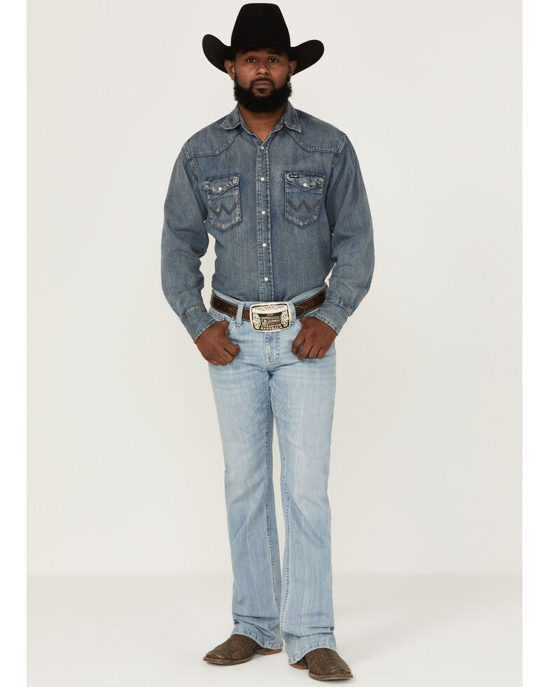 Cody James Men's Omaha Slim Bootcut Jeans , Light Wash, hi-res