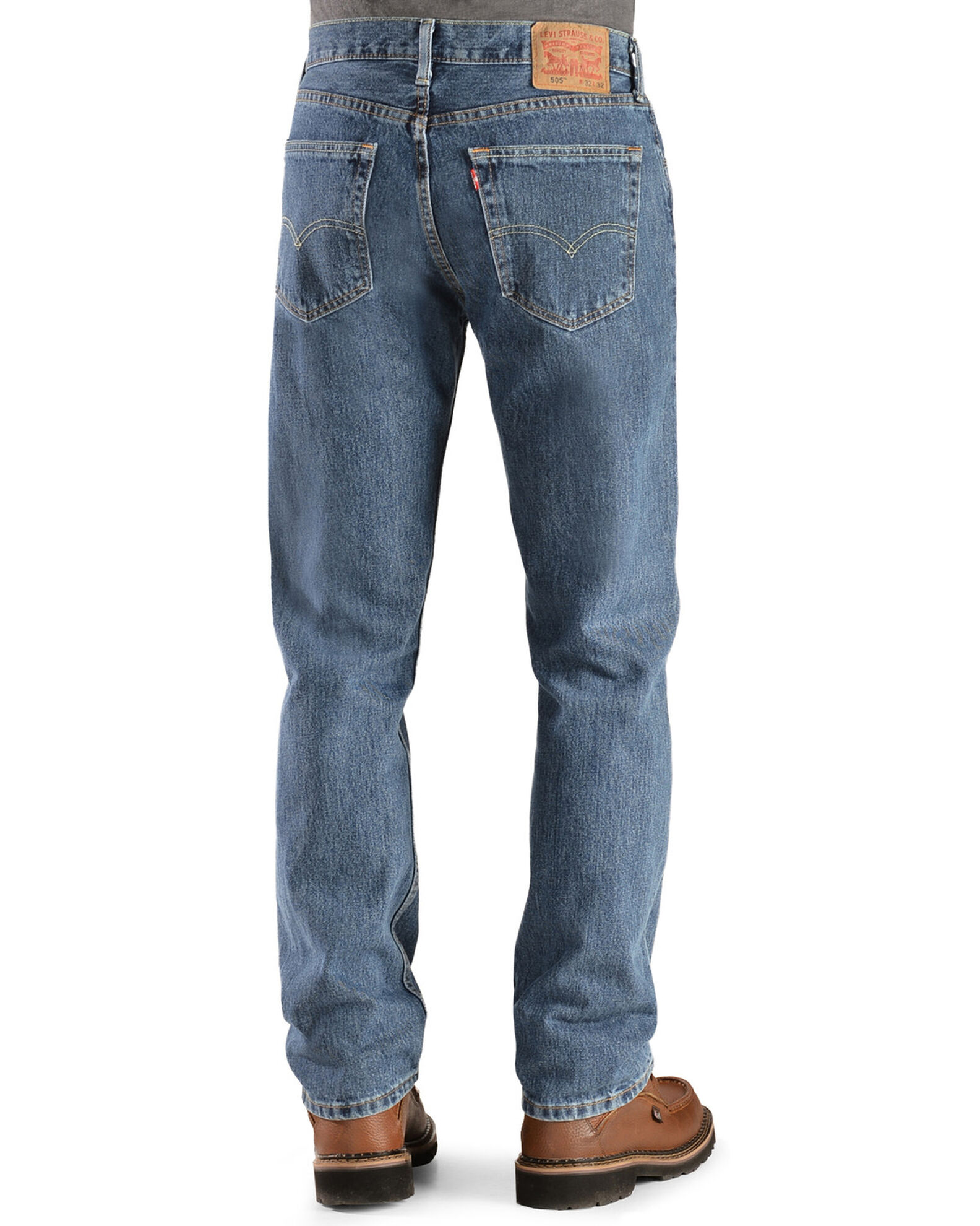 Levi's Men's 505 Prewashed Regular Straight Leg Jeans | Boot Barn