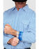 Panhandle Select Men's Poplin Geo Print Long Sleeve Western Shirt , , hi-res