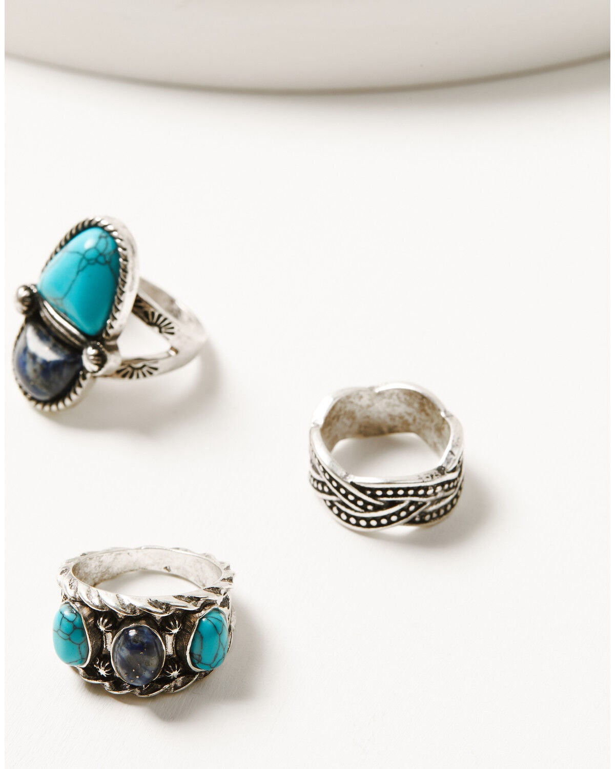 Idyllwind Women's Carter Ring Set - 3 Piece, Silver, hi-res