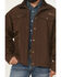 Image #3 - Ariat Men's Vernon Sherpa 2.0 Snap jacket, Dark Brown, hi-res