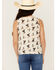 Image #4 - Wrangler Girls' Rodeo Print Sleeveless Tank, Tan, hi-res