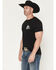 Image #3 - Red Dirt Hat Men's Nightfall Short Sleeve Graphic T-Shirt, Black, hi-res