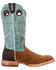 Image #2 - Durango Men's PRCA Collection Roughout Western Boots - Broad Square Toe, Multi, hi-res
