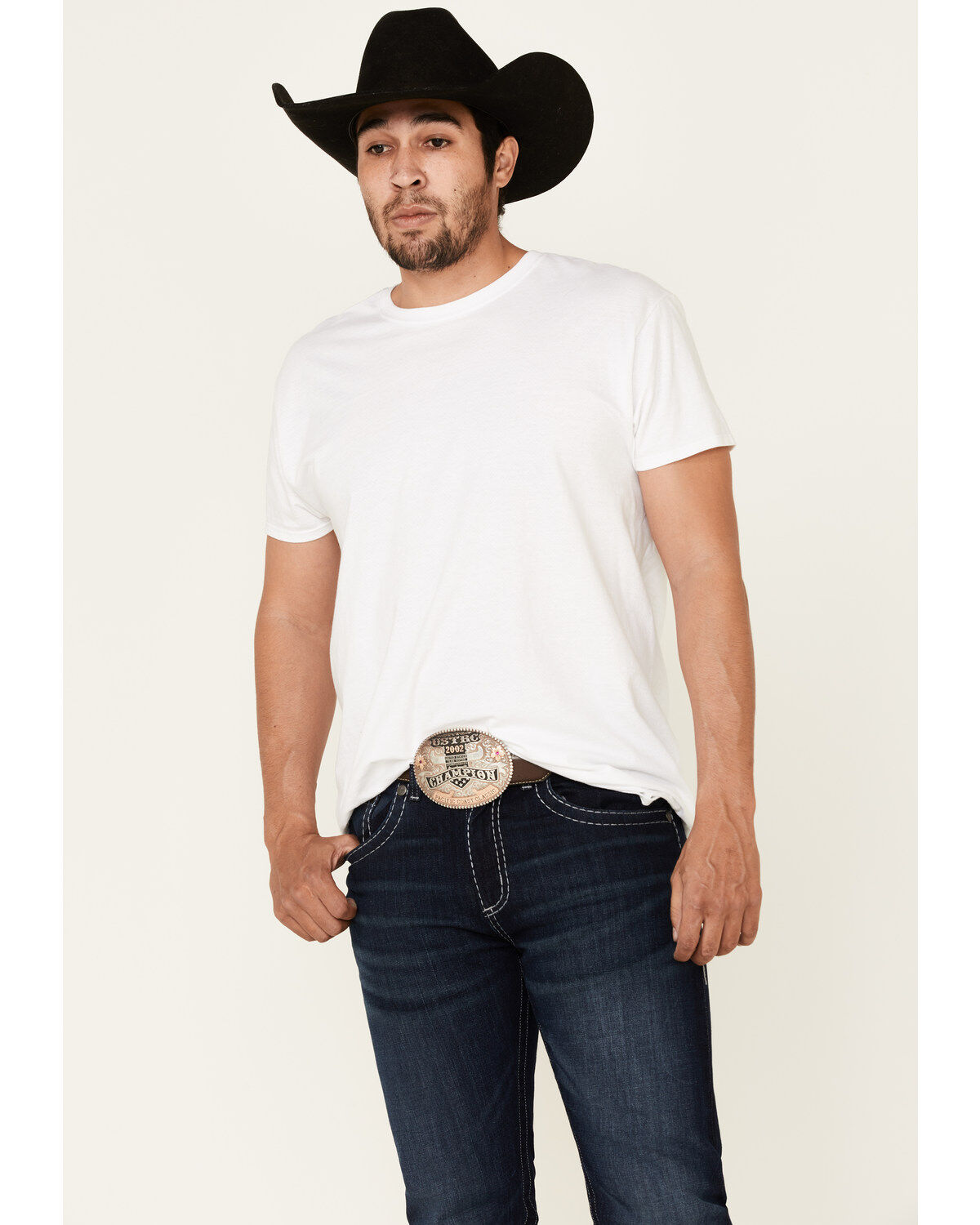 Image #2 - Rock 47 By Wrangler Men's Boogie Woogie Dark Stretch Slim Straight Jeans , , hi-res