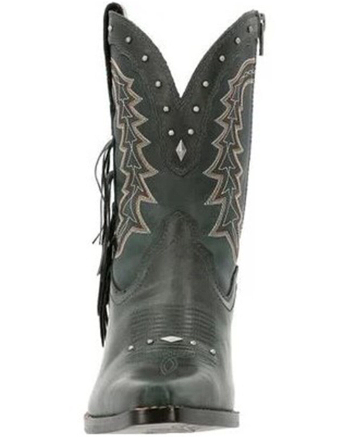 Image #4 - Durango Women's Green Crush Fashion Booties - Snip Toe, Dark Green, hi-res